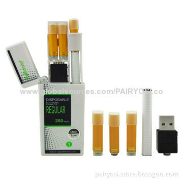 Rechargeable Electronic Cigarettes, 7.8mm Diameter with Rechargeable Battery, Blister Packing